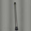 AIZESI Silver Tension Curtain Rod 16 to 26 Inch, 7/8 Diameter Spring Loaded Curtain Rods, Small Tension Rod for Window, Kitchen, Bathroom, Closet