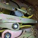 SALUINOKI 5 Pack 4 inch Ratchet Flat Hook Heavy Duty Yellow x12 inch(No Strap), Compatible with 4 inch Winch Straps for Flatbed Trailer