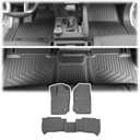 Titibett Floor Mats Fit for 2025 2026 Toyota 4Runner 5 Seats Only Gas All-Weather Floor Mats Compatible with 4Runner Interior Accessories, 3PCS
