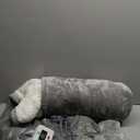 Sealy Electric Blanket Queen Size, Flannel & Sherpa Heated Blanket, 10 Heat Settings, Auto Shut Off, Machine Washable, Light Grey, 84 x 90 Inch