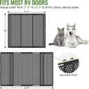 RV Screen Door Protector for Dog, Universal Camper Entry Screen Door Grille, 22-31.5 inches