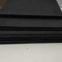 VUSIGN Large Cork Board for Wall 47"x35", 12 Pack Bulletin Board, Felt Wall Tiles with Adhesive Tabs and Push Pins, Push Pin Board for Office, School, Home, Black