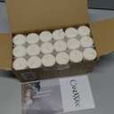 CANDWAX Unscented Ivory Votive Candles Set of 36 - Clean-Burning, Long-Lasting 15 Hour Burn - Ideal for Weddings, Home Dcor, Spa, Events - Bulk Value for Versatile Use