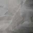 Anderson's White Flame Retardant Gossamer, 140x200 5cm Sheer Fabric for Wedding Decorations, Baby Shower, Gender Reveal, Prom, Homecoming, Event Photos, Drapes