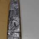 Curtain Rods for Windows 28 to 48 inch, Black Curtain Rod 2 Pack, 5/8" Diameter Metal Curtain Rod Set of 2 with Brackets, Splicing Adjustable Curtain Rod for Bedroom, Living Room, Kitchen, Black