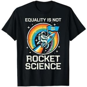 Gay Pride Month Equality Rocket Science LGBTQ Ally Boys Kids T-Shirt, Large