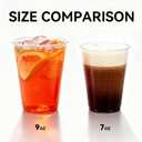 7 oz Plastic Cups,504 pack-Clear Disposable Drinking Cups, Water Cups for Cold beveragesPlastic Clear Cups for Party, Graduation, Travel, Holiday, Events, Birthday