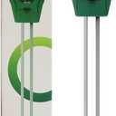 3-in-1 Soil pH Meter - Moisture, Light, and pH Tester for Garden, Lawn, Farm, Indoor & Outdoor Plant Care, Green