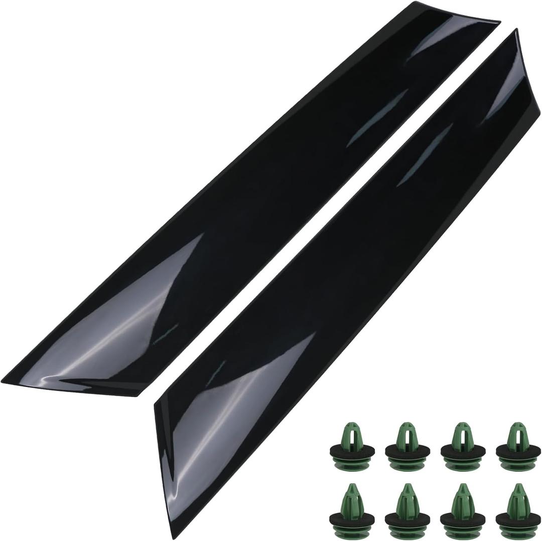 APPERFiT Windshield Post Trim A Pillar Molding Cover Compatible with Mini Cooper R55 R56 R57 2007-2015 Windshield Side Molding Replaces 51137272583 51137272584