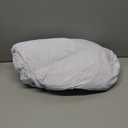 Furhaven Dog Bed Liner Water-Resistant Contour Luxe Lounger Foam Mattress Protector Cover - White, Jumbo (X-Large)