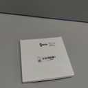 Sosation 6 Pcs Square Plastic Flat Blank Plate Wall Hole Cover Ceiling Cover Plate with 48 Pcs Double Faced Adhesive Tape for Ceilings or Wall(7 Inch)