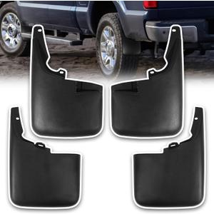 Mud Flaps Compatible with 2011-2016 Ford F250 F350 F450 F550 Super Duty Trucks Mud Guards Splash Guards Front & Rear Without Fender Flares #BC3Z-16A550-FA #BC3Z-16A550-BB 4pcs