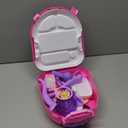 Plintone 4-in-1 Girls Vanity Set, 40 PCS Princess Pretend Makeup Vanity, Kid Vanity with Fashion Accessories, Role Play Makeup Toy for Girls Age 3 4 5, Birthday