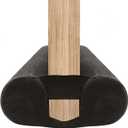 Door Draft Stopper for Doors 29-35" No Adhesive Draft Stopper for Bottom of Door Draught Excluder Under Door Wind Blocker Reduce Noise Draught Excluder Sweep Sound Proof (Black)