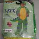 Spooktacular Creations Halloween Dinosaur Costume Kids, T-Rex Costume Outfit with Egg for Toddler Child Dress Up Party (1824 (18-24 MOS), Green)