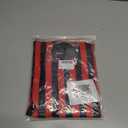 Pirate Costume Women Skirt Dress Accessories Set with Head Scarf Eye Patch Necklace Halloween Pirate Outfits (Red+Black)