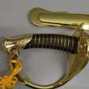 Official 39" USMC NCO Ceremonial Sword Hilt & Mirror-Polished Stainless Steel Blade with Scabbard