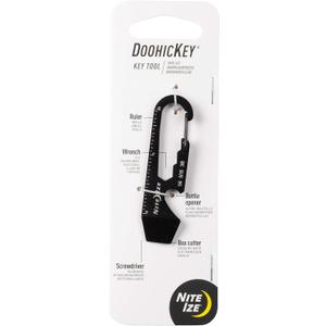 Nite Ize S-Biner Dual Carabiner Stainless Steel, Size 1, Black, 4 count (Pack of 2)
