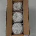 Simply Soson 2x8 inch 7 Day White Pillar Candles in Glass Set of 3, Up to 90 Hour Burn time, Unscented Prayer, Religious Candles for Memorials, Vigil, and Emergency