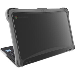 Brenthaven EXO Custom Case Dell Chromebook 3110/3100 11.6 inch |2-in-1| - Drop Tested Protection, Low Rubberized Feet, Seamless Asset Tagging, Snap in Installation for School or Work - Black