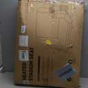 Suteck Dual-Side Heated Stadium Seat with Back Support, Wide Cushion, Foldable Bleacher Chair W/USB 3-Level Heating, 5 Storage Pockets  Portable Stadium Chair for Outdoor Bleachers Camping Games (1pcs 25in Black)