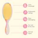 Wet Brush Original Detangler, Rays (Sun Days), Ultra-Soft IntelliFlex Bristles Glide Through Tangles, Detangling Hair Brush (Wet & Dry), Women & Men, Limited Edition (1 Count (Pack of 1))