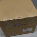 Presentime & Co. Louis XVI Mantel Clock, Desk & Shelf Clock, Retro Tabletop Clock for Living Room, Bedroom, Shelf Decoration, Fireplace, Farmhouse Decor, Walnut Brown Finish.