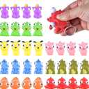 Squishy Toys Kids Party Favors - 30 Packs Popping Eyes Animal Keychains