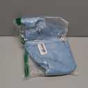 Artfish Women's Sleeveless Cotton Fitted Tank Top Form Fitting Scoop Neck Ribbed Knit Basic Cami Shirts (Large, Light Blue)