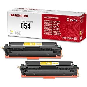 1 Pack 054 3021C001 Yellow Toner Cartridge: Compatible CRG-054 Replacement for Canon imageCLASS MF642Cdw MF644Cdw MF640C MF641Cw MF643Cdw MF645Cx LBP621Cw LBP622Cdw LBP623Cdw Printer