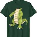 Alligator Shirt Adult Kids Men Women Crocodile Costume T-Shirt XXL