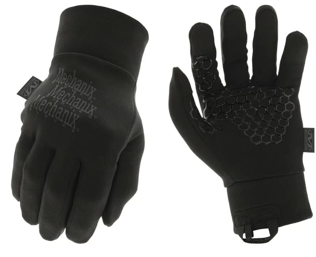 Mechanix Wear ColdWork Base Layer Winter Work Gloves - SoftShell Micro-Fleece Glove Liner - Secure Grip - Touchscreen Compatible - Machine Washable - Large - Covert Black