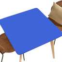 Card Tablecloth Table Cover for Square Table 54"x54", Wipeable Tablecloth Elastic for Indoor Outdoor Garden Picnic Party