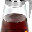 Glass Bottle Syrup Pitcher Honey Maple Syrup Dispenser Retracting Spout 12 oz