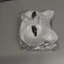 2 x DFLU Cat Therian Mask Kit with Fur and Eye Mesh, Blank DIY Therian Gear Stuff Masks Base to Paint