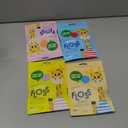 SmartLifeco Eco-Friendly Kids Flossers (200ct) - Dental Floss Picks for Children Made with Straw Wheat, Fluoride & PFA Free, Toothpick Flossing Sticks for Toddler Teeth, No Shred Thread, Unflavored (4 Pack)