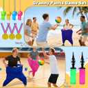 Granny Pants Yard Game Set, Granny Pants Party Outdoor Game with Bouncy Balls and Pump, Outdoor Tossing Games for Adults,Family Reunion Backyard Field Games Set