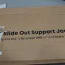 RV Slide Out Support Jacks Set of 2, 6000lbs Heavy Duty Supports, Adjustable 20"-49" Height by Power Drill or Handle, Slideout Stabilizer Jacks RV Camper Accessories for Travel Trailer