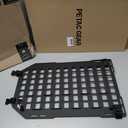 PETAC GEAR Tactical Car Seat Back Organizer | Rigid Molle Panels for Vehicles | Truck Mount Rack Panel for Tactical Gear Accessories.  (Black-1Count)