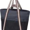 Waterproof Beach Bag for Women - Sandproof Tote for Travel, School, Carry-on - 8 Pocket Shoulder Purse