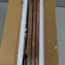 Giftgarden Brown 8x10 Picture Frame Set of 4, 9x11 Frames with Mat for 8” by 10” Photos, Rustic Walnut Wood-Color Frames for Wall or Tabletop