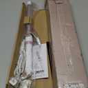 Conair Double Ceramic 1-Inch Long Barrel Curling Iron, 1-Inch Barrel Creates Classic Curls to Loose Waves, Hair Curler for Use on Short, Medium, & Long Hair, White/Rose Gold