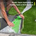 Threlaco 2 Tubes Turf Glue for Artificial Grass 10 oz Artificial Turf Tape Grass Paint Concentrate Glue Carpet Adhesive for Synthetic Surfaces(No Caulk Gun)