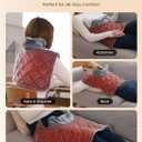 BOB AND BRAD Weighted Heating Pad for Neck Shoulders and Back Pain Relief, FSA Eligible/HSA Eligible, 2.2lb Electric Heating Pad, ETL Certified, Birthday Christmas Gifts for Women Men Mom Dad, 20"x22"