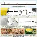 Plant Umbrella for Outdoor Plants 2/4 Pack, 35.43" Upgraded Large Plant Shade with Wind Rope & Stakes, 80% UV Block Waterproof Garden Shade for Potted Flowers Vegetables