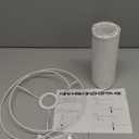 White Lamp Shade, Small Drum Lampshade 8.7" Top x 8.7" Bottom x 8.8" High (Spider), Replacement Lamp Shade Natural Linen Hand Crafted for Table Lamps Floor Lamps Chandelier Lamp, Assembly Required