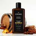 Cremo Body Wash Men, An Elevated Blend with Notes of Kentucky Bourbon, Smoked Vetiver and American Oak, 16 Fl Oz
