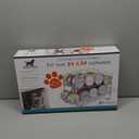 Pet Food Can Dispenser | Holds 24 Cans | Space Saving | Stackable | Cabinet Organizer | Chrome (15.5"x 5.5"x 10")