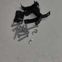 Homydom Deck Umbrella Clamp Outdoor Universal Patio Umbrella/Torch Mount Holder Attaches to Railing Maximizing Patio Space, 3 Pack Black (Use for an umbrella shaft up to 2 inch thick)