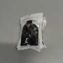 5 x Leather Keys Sleeve for Broken Car Key Loop Replacement, Keychain Cover Cute Protector and Holder for Men, Women (Black)